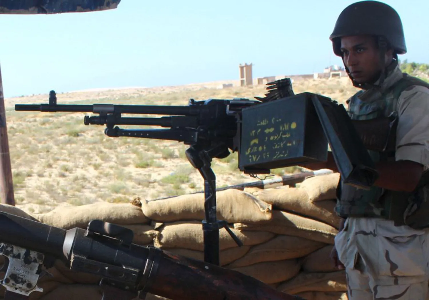 The Egyptian army said that its Sinai operation will continue until its objectives are achieved. (Reuters)