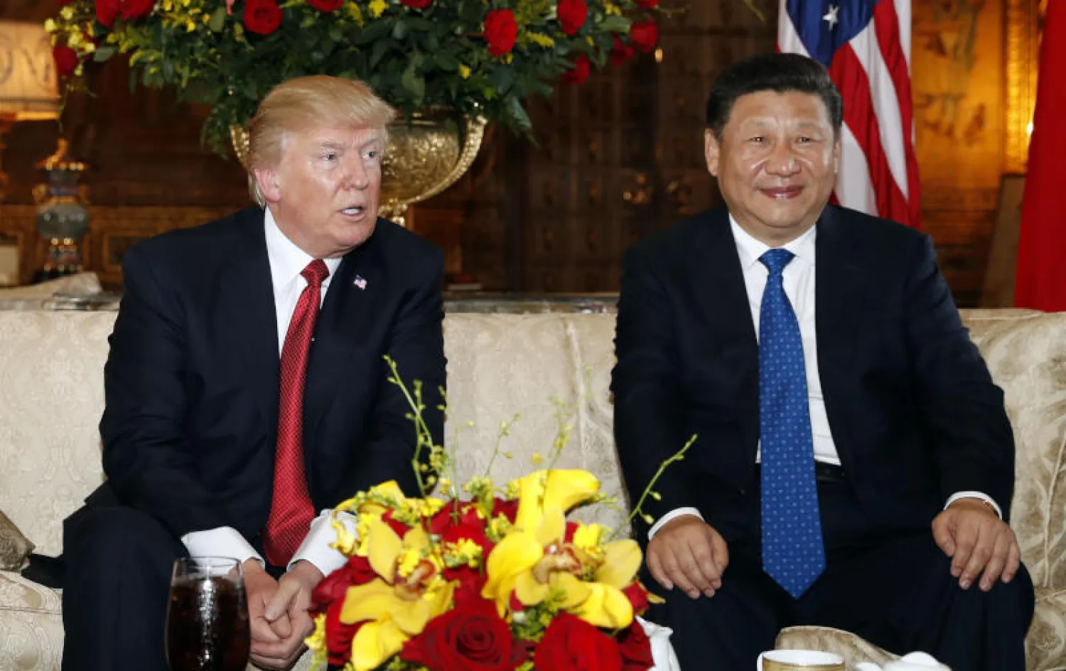الرئيس الصيني شي جينبينغ والرئيس الأميركي دونالد ترمب (أ.ب)
