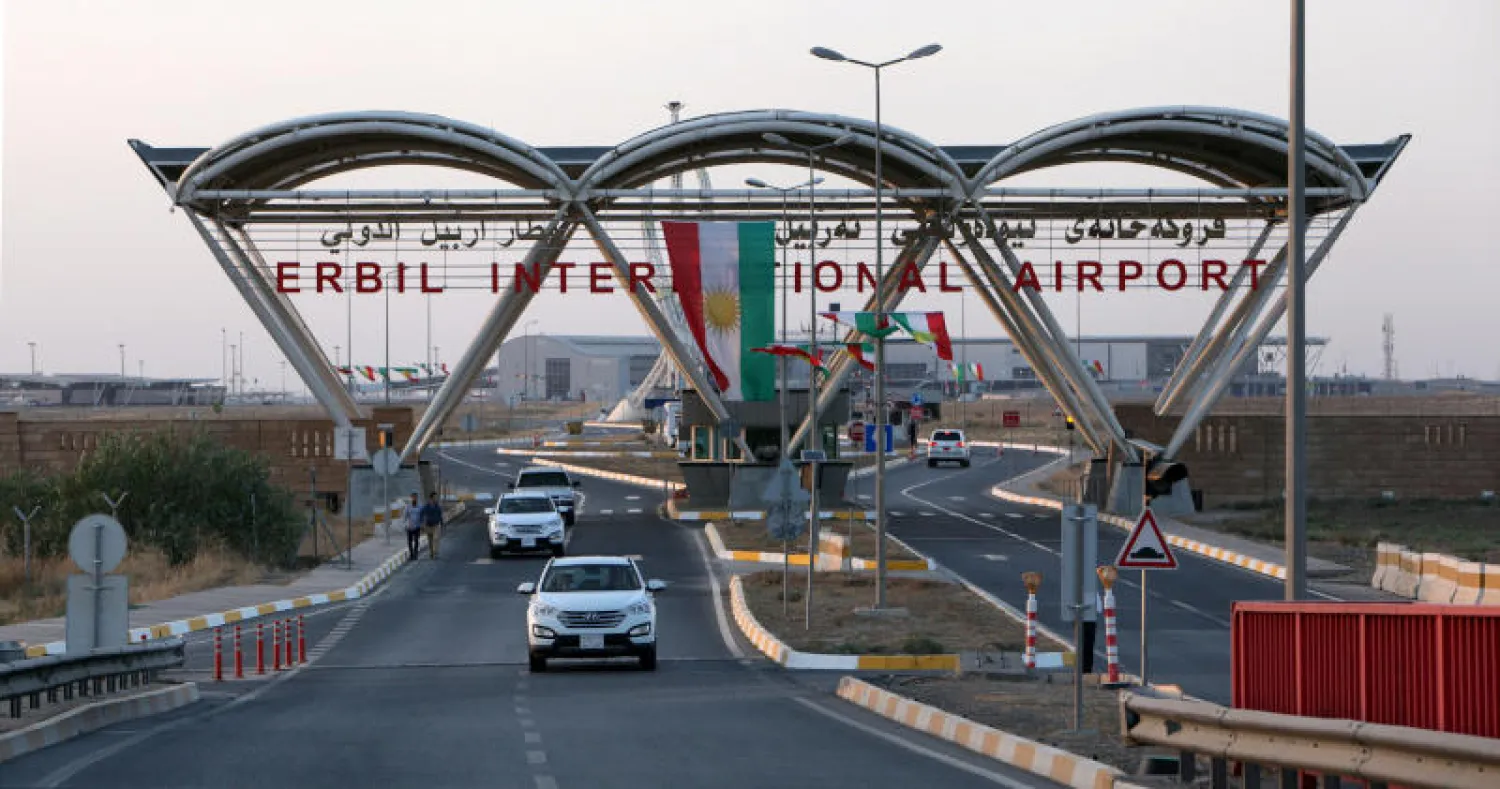 مطار أربيل الدولي (رويترز)