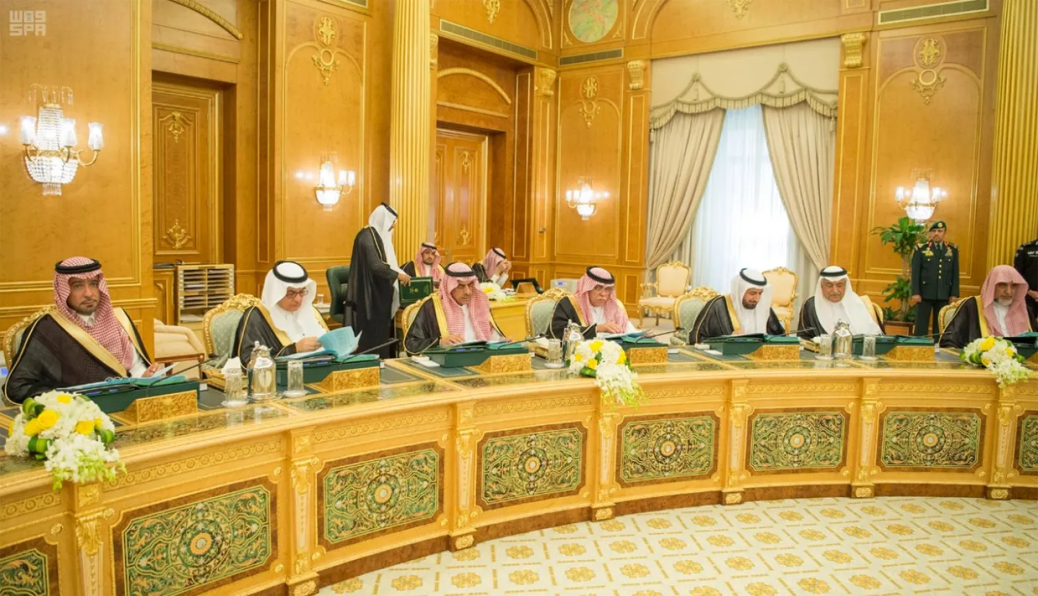 The Saudi cabinet meets in Riyadh. (SPA)