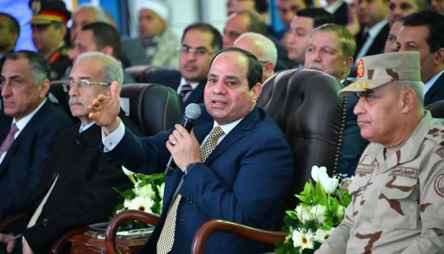 الرئيس المصري عبد الفتاح السيسي (أ.ف.ب)