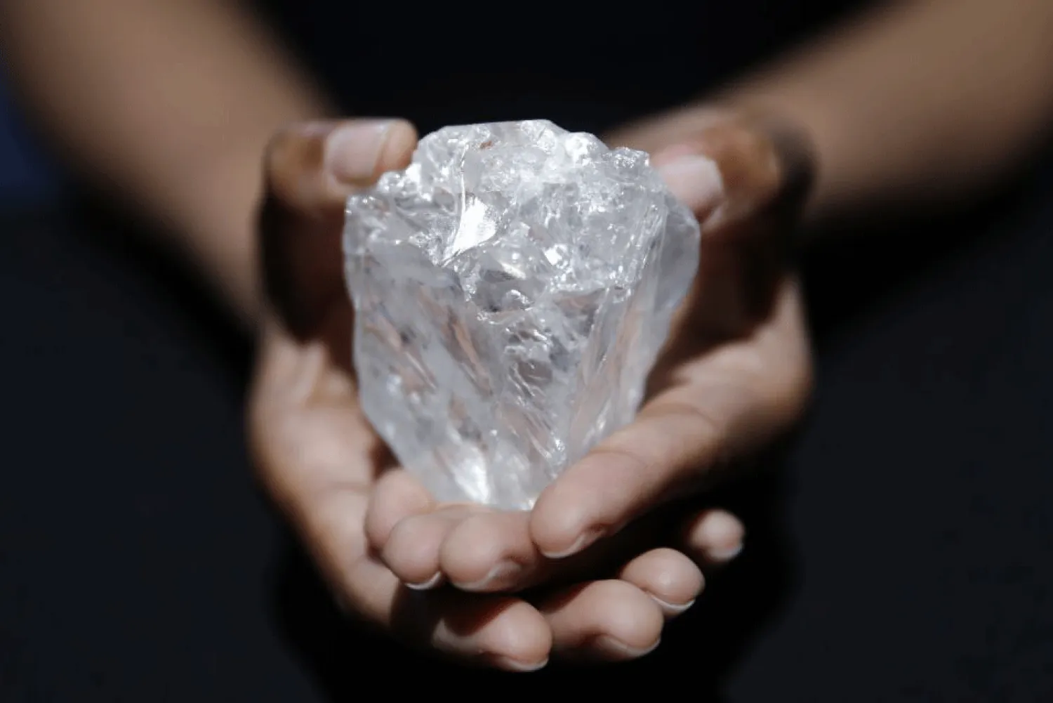  A 3-billion-year-old diamond the size of a tennis ball was the largest discovered in over a century AP Photo/Seth Wenig