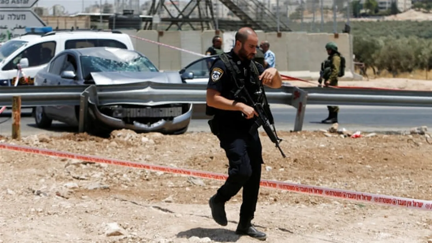 Israeli policeman at the scene of a ramming incident (File Photo: Reuters)
