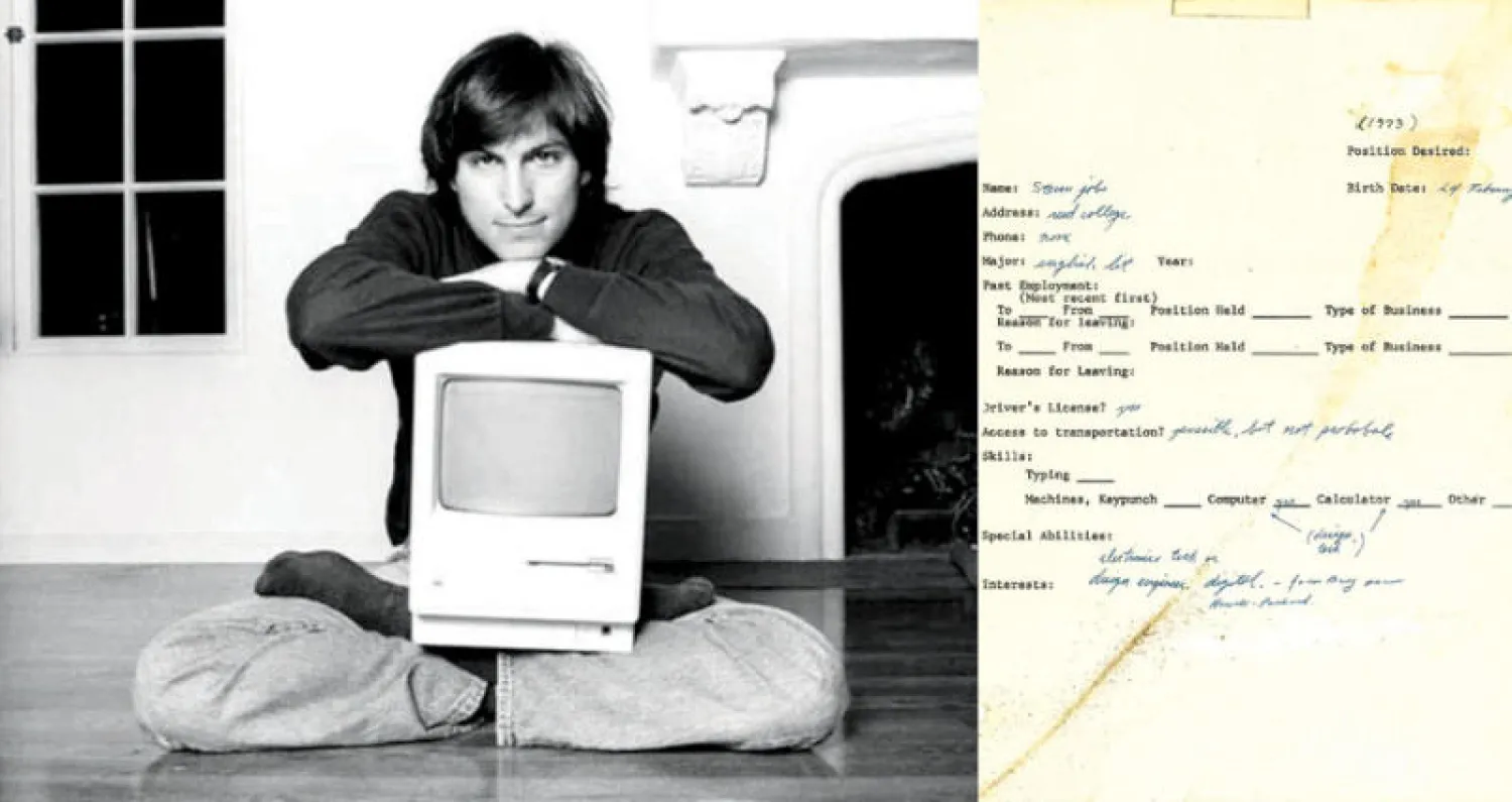 طلب وظيفة ستيف مؤسس شركة «أبل»  -  ستيف جوبز داخل شركة «أبل»