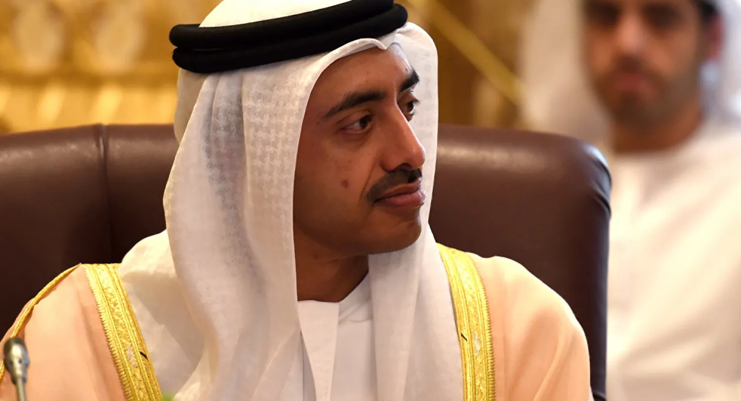 UAE Foreign Minister Sheikh Abdullah bin Zayed bin Sultan Al Nahyan. (AFP)