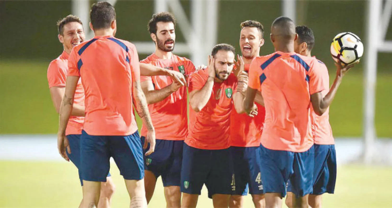 تدريبات سابقة للاعبي الأهلي (المركز الإعلامي بالنادي الأهلي)