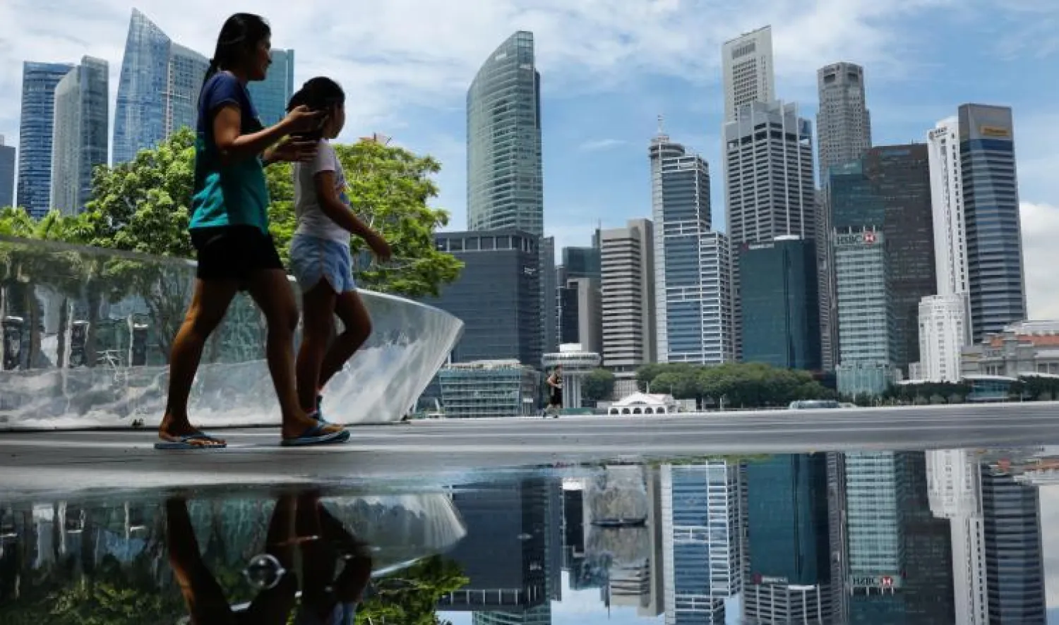 صورة للعاصمة السنغافورية- أرشيف (رويترز)