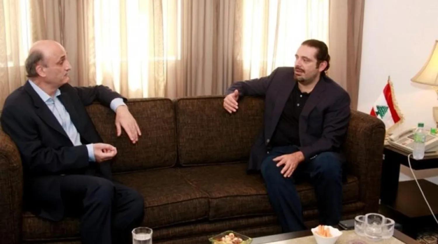 Geagea visits Hariri in Jeddah, Monday, July 15, 2015/NNA