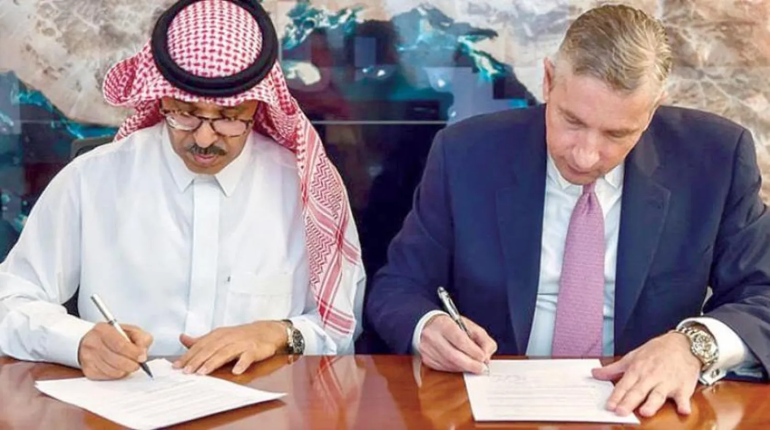 The signing of an agreement to establish the “Center of Excellence for NEOM Research at KAUST”. Asharq Al-Awsat