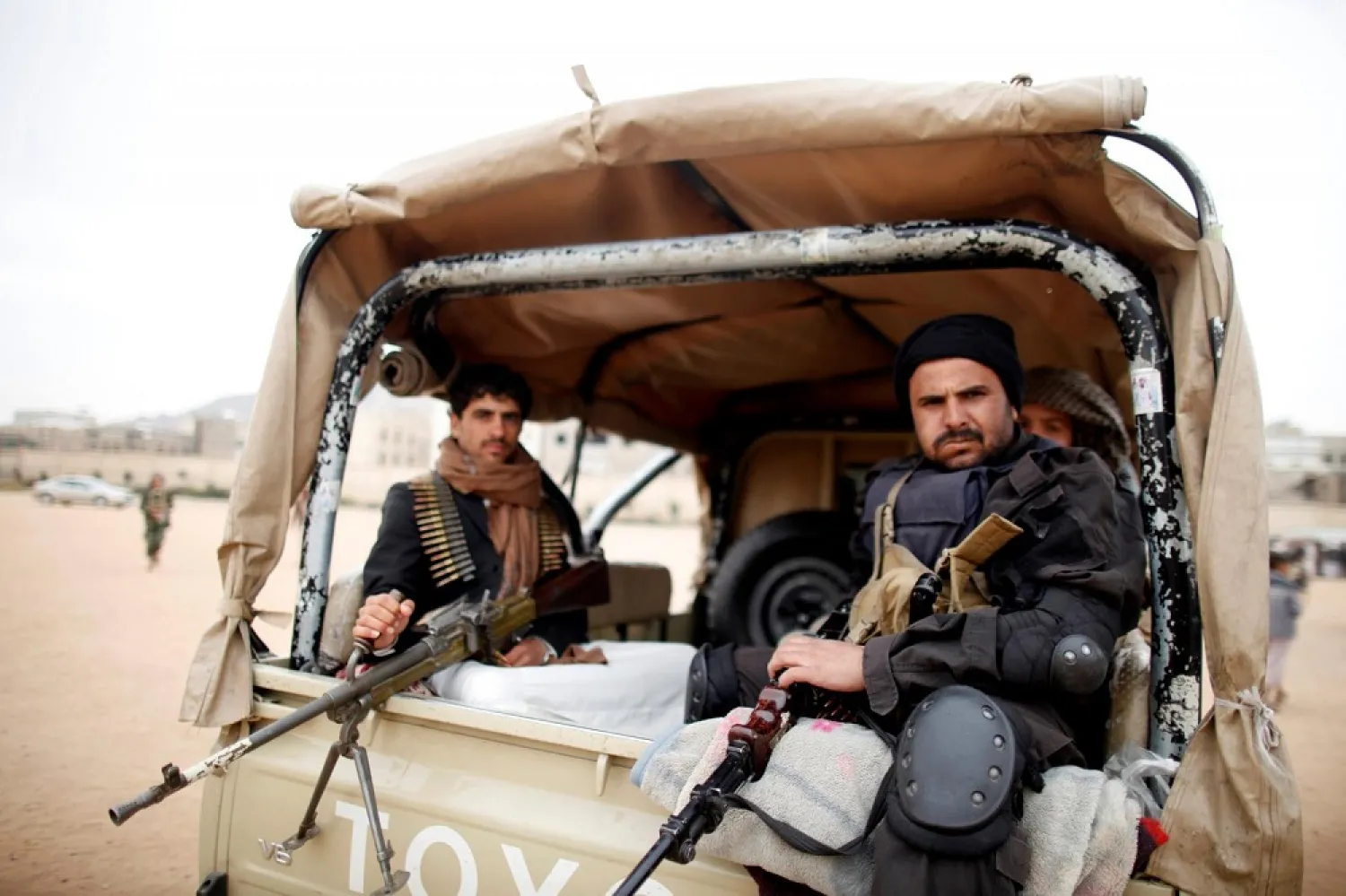 Houthi militants in Yemen. (Reuters)