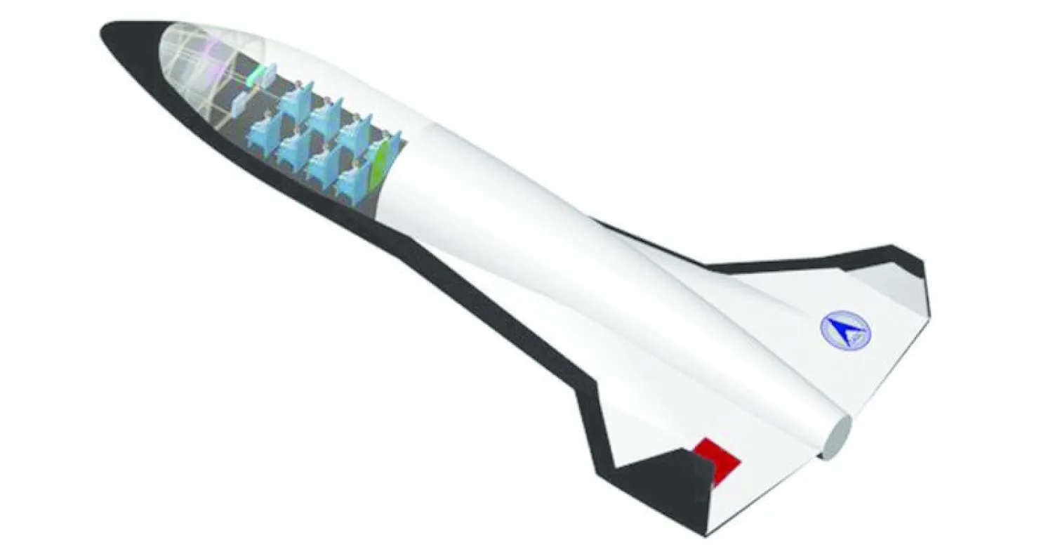 تصور لطائرة فضائية - أرشيفية (الأكاديمية الصينية لتكنولوجيا إطلاق المركبات)