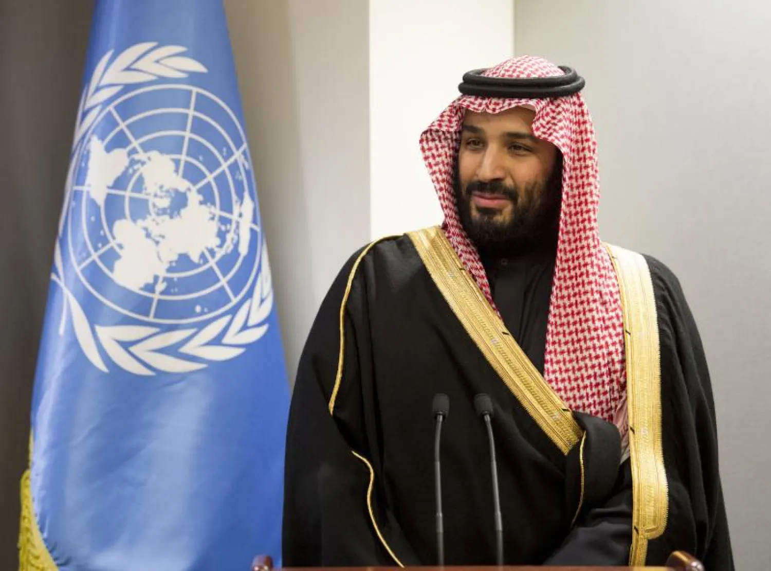 ولي العهد السعودي:  المملكة عضو فعال، ومساهم عبر التاريخ في حماية مصالح الأمم المتحدة (تصوير: بندر الجلعود)