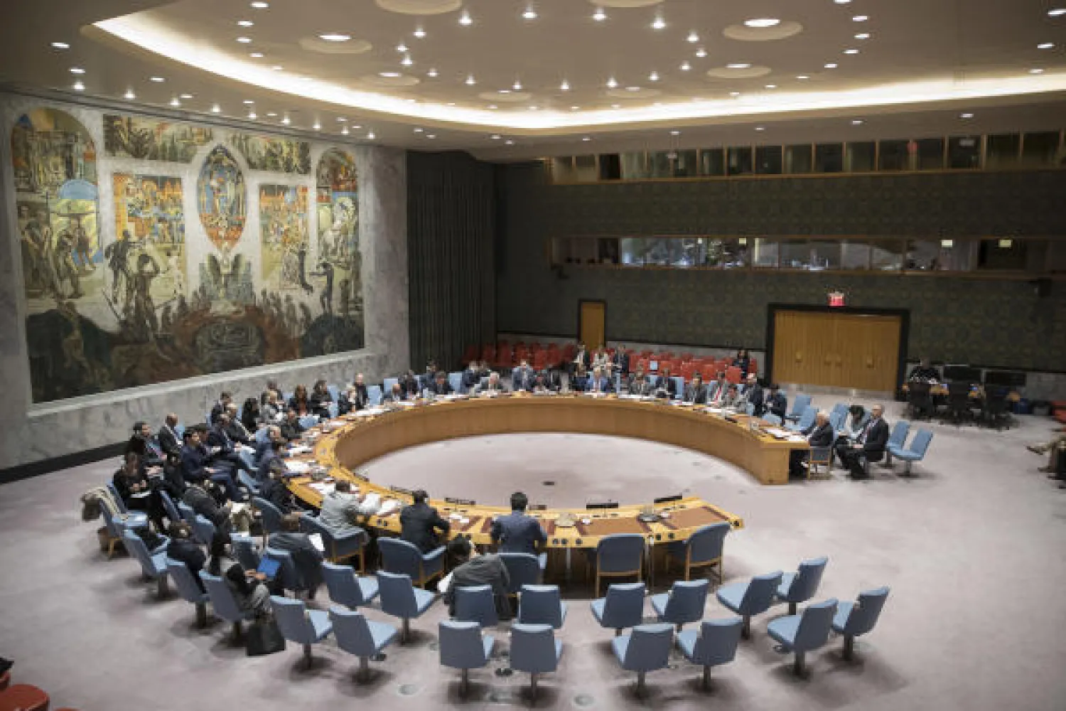 أعربت الولايات المتحدة وبريطانيا عن أسفهما لموعد انعقاد الاجتماع لتزامنه مع الفصح اليهودي (ا.ب)