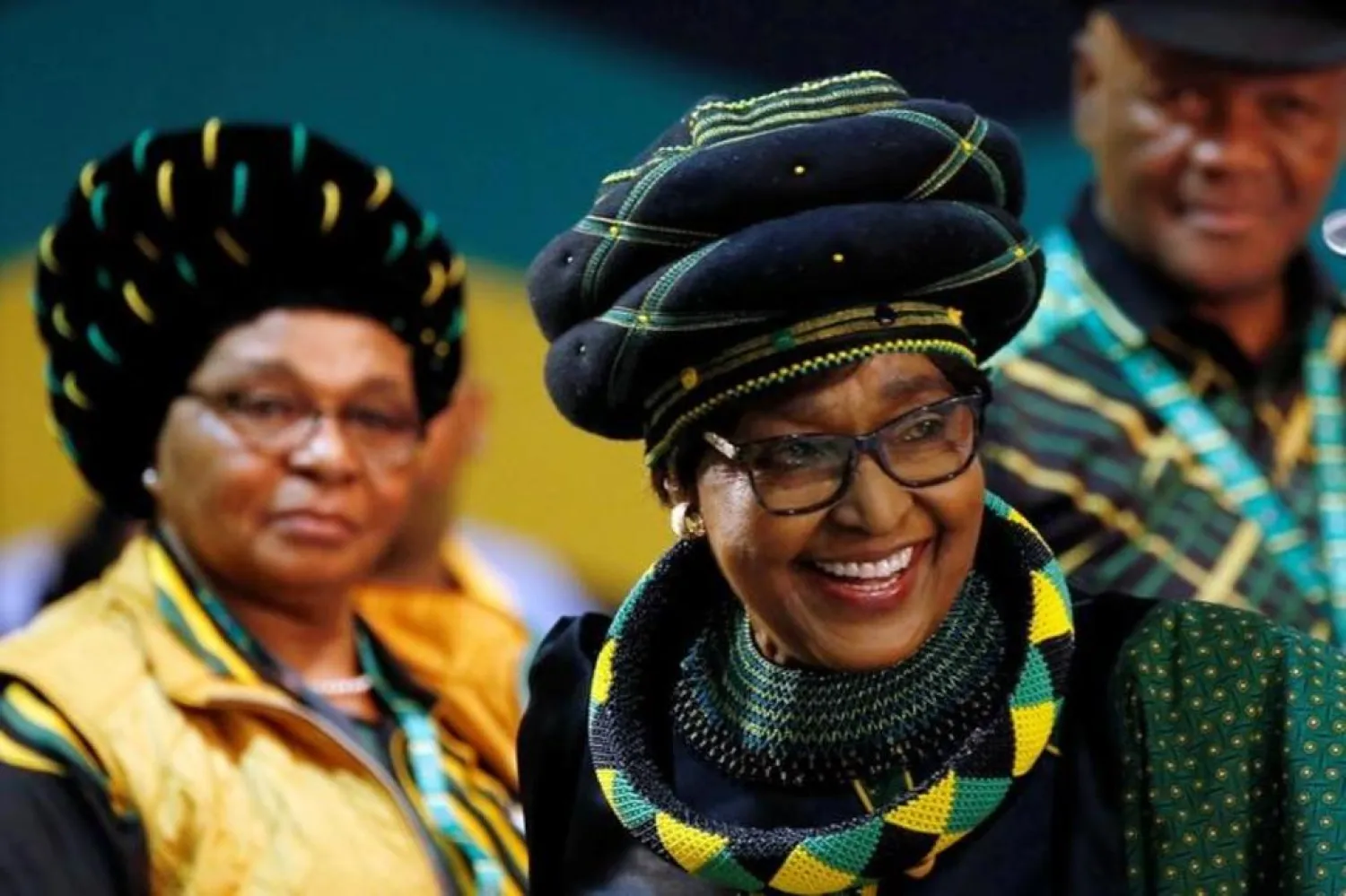 Winnie Madikizela Mandela, ex-wife of former South African president Nelson Mandela, in Johannesburg. (Reuters)