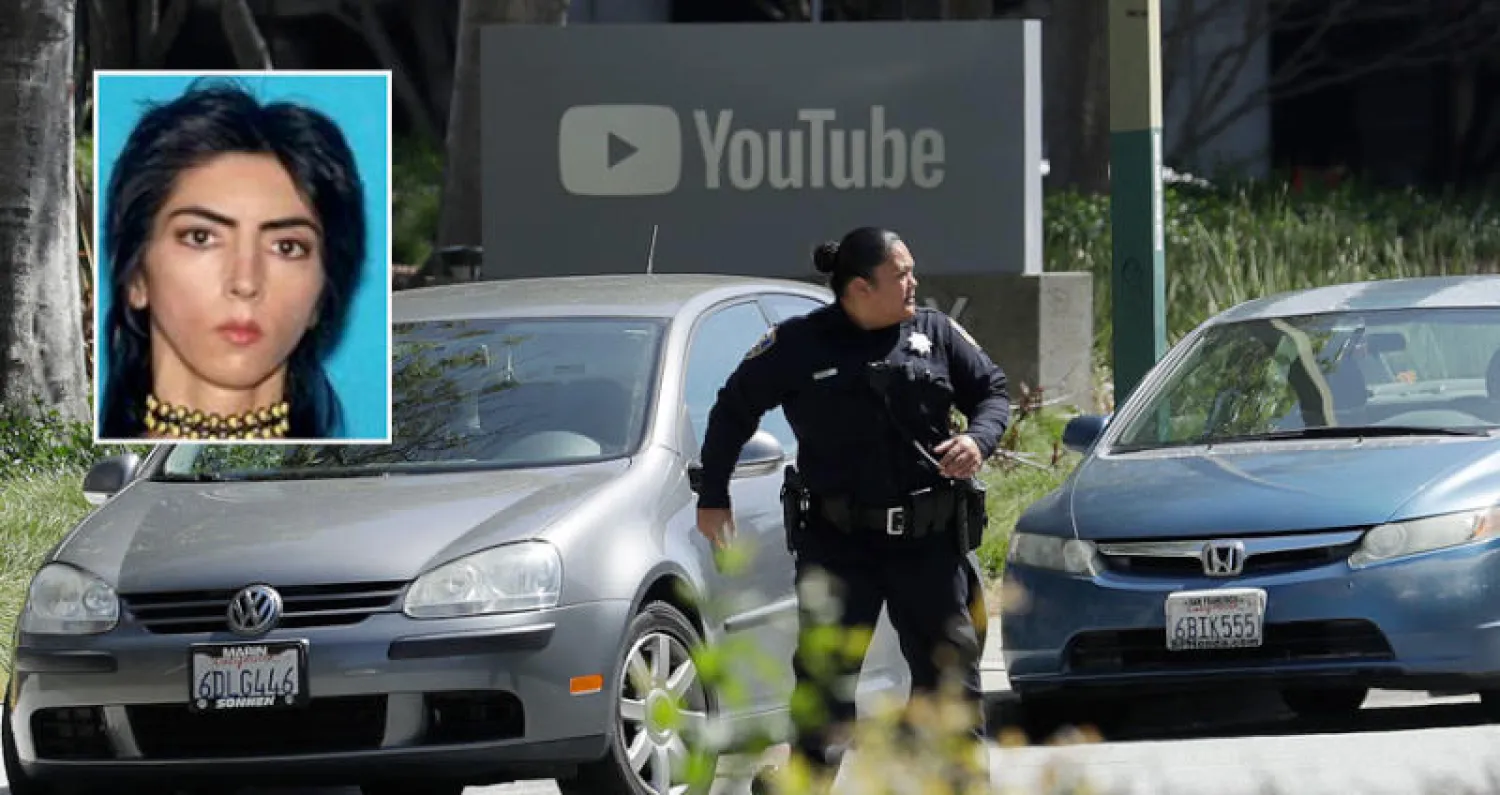 مكان الحادث وفي الاطار منفذة الهجوم نسيم نجف (أ.ف.ب وأ.ب)