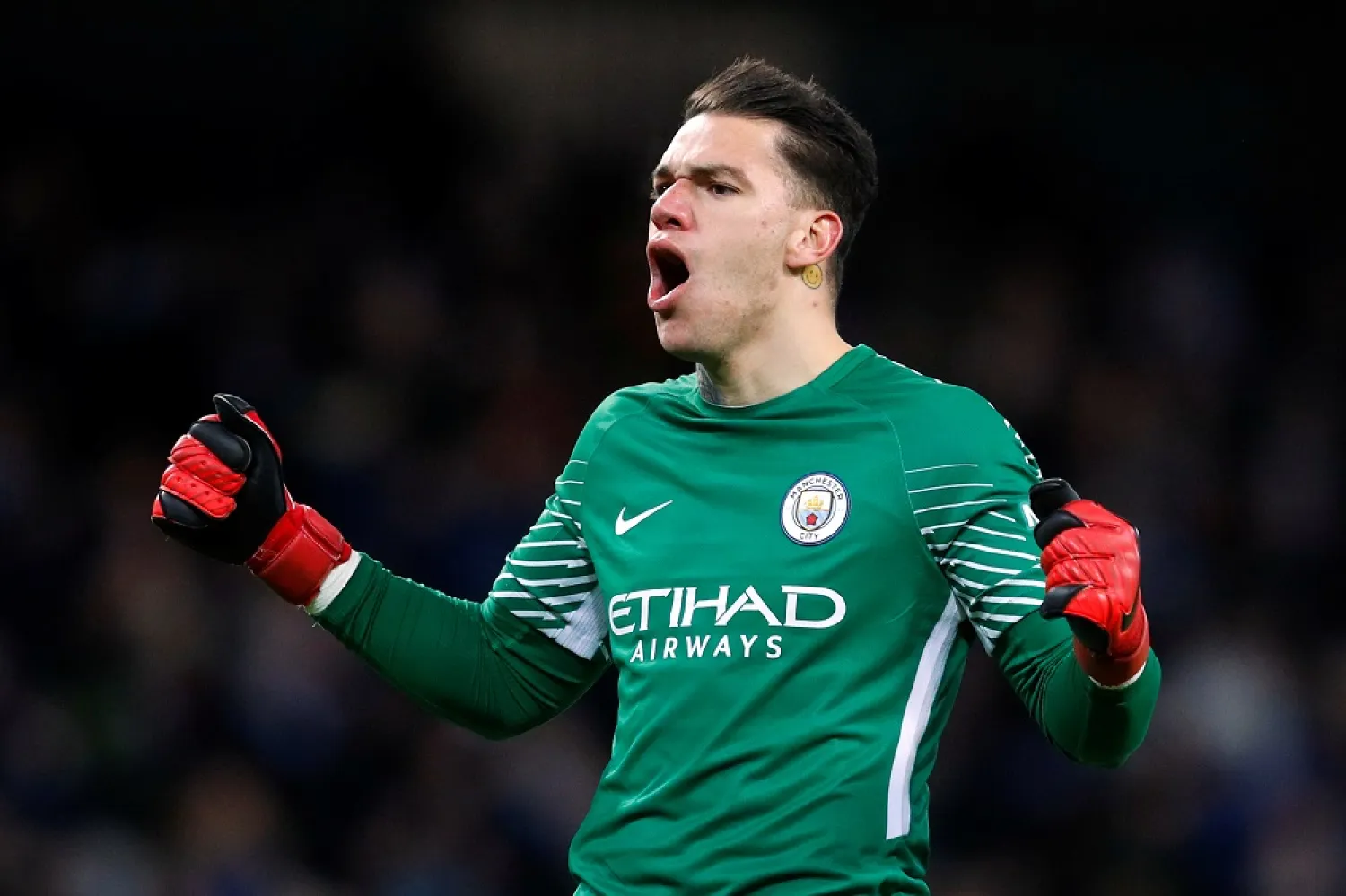Manchester City's Ederson. (Reuters)