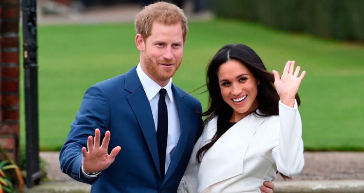 ميغان ماركل مع هاري (أ.ب)