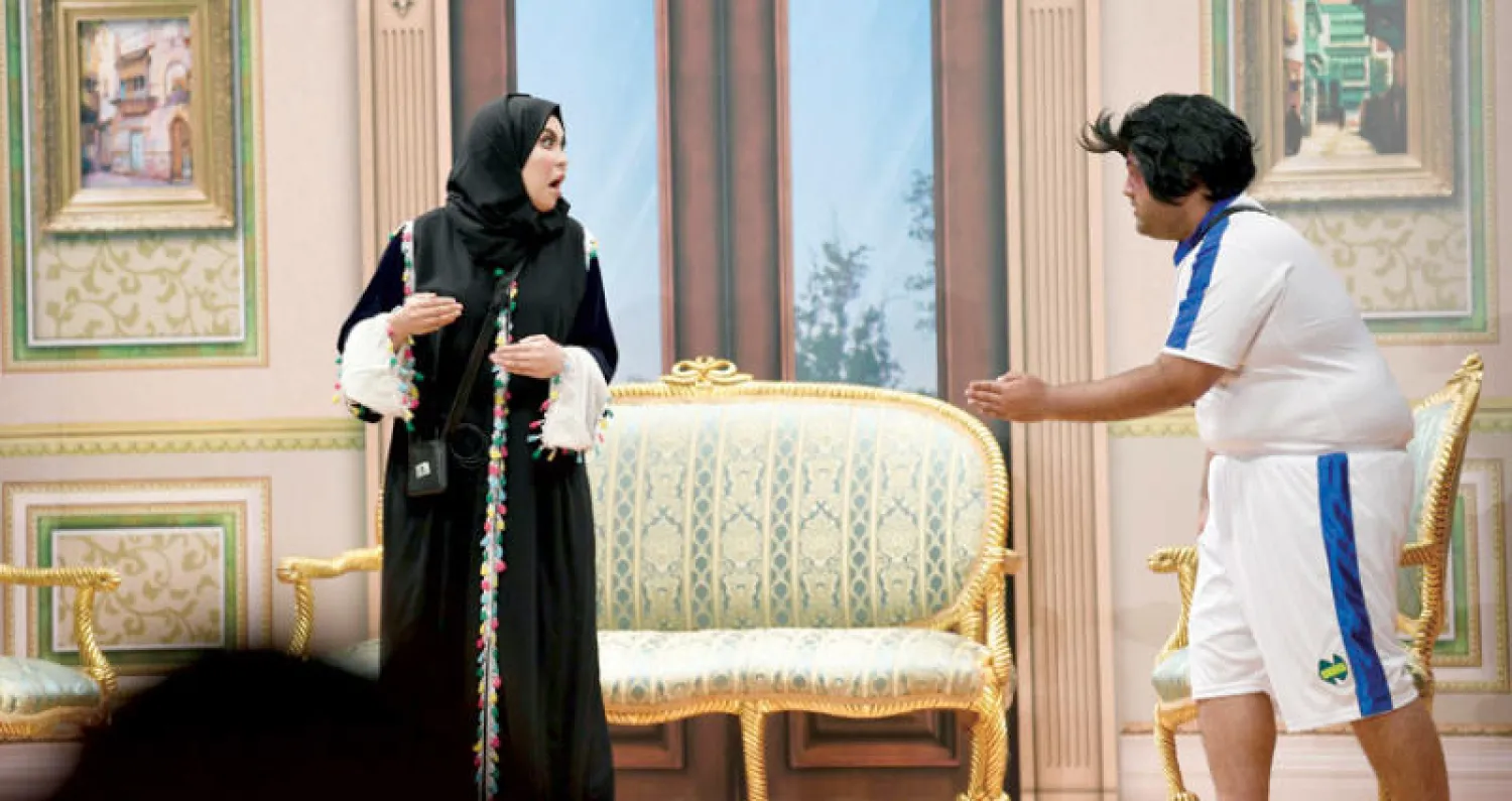 أظهر الممثلون السعوديون الذين شاركوا في المسرحيات إمكانيات كبيرة ومميزة («الشرق الأوسط»)