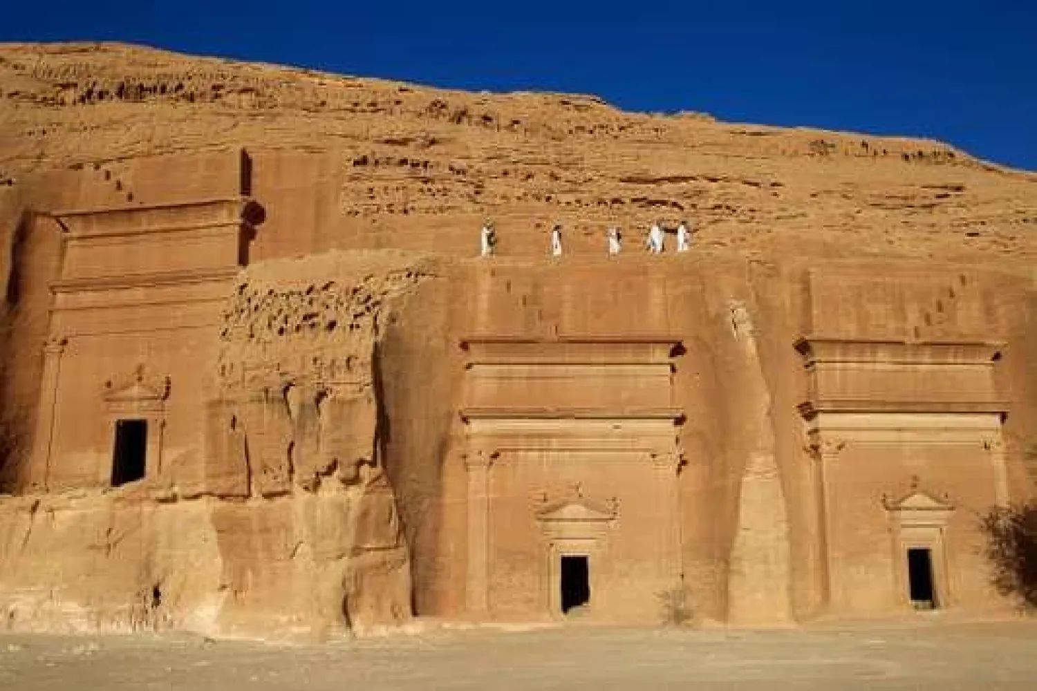 جانب من منطقة العلا التاريخية («الشرق الأوسط»)