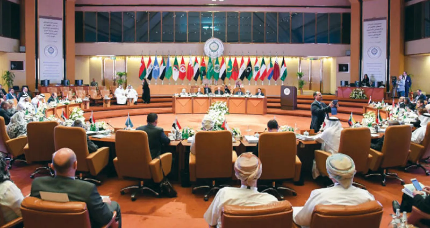 جانب من اجتماعات كبار المسؤولين للمجلس الاقتصادي والاجتماعي التحضيري للقمة العربية («الشرق الأوسط»)