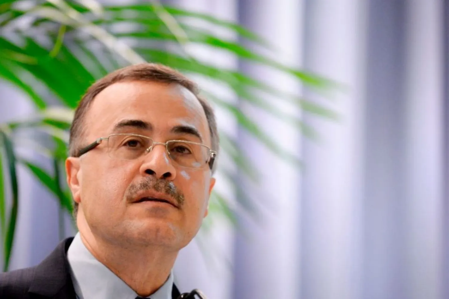 President and CEO of Saudi Aramco Amin Hasan Al-Nasser. (AFP)