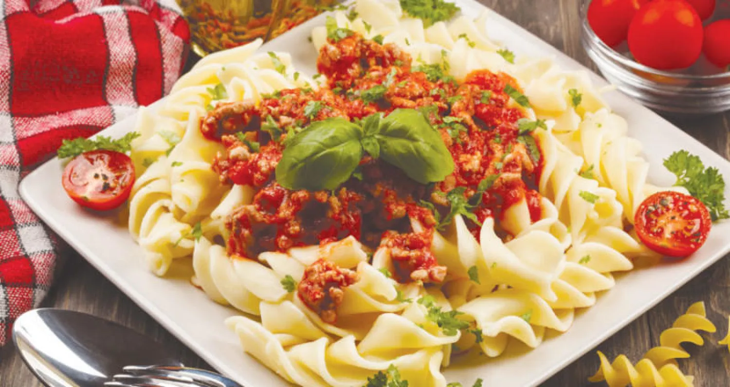 تناول المعكرونة... لا يتسبب في زيادة وزن الجسم