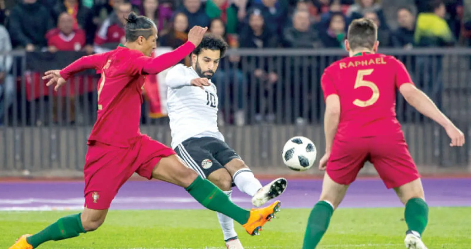 منتخب مصر أهدر فوزاً غالياً على حساب البرتغال بعدما كان تقدم بهدف لمحمد صلاح («الشرق الأوسط»)