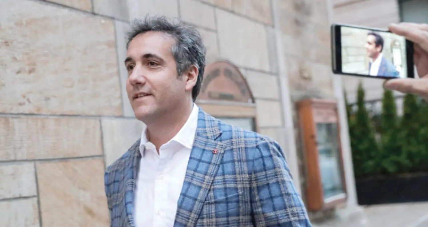 مايكل كوهين محامي الرئيس الأميركي دونالد ترمب (رويترز)