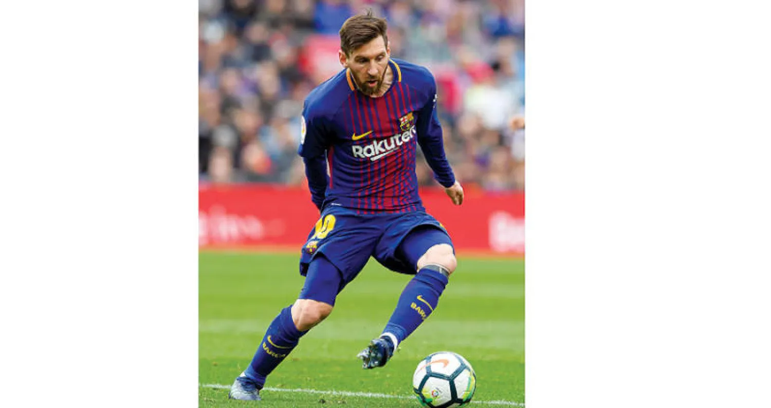 ميسي أمل برشلونة في الفوز (أ.ف.ب)