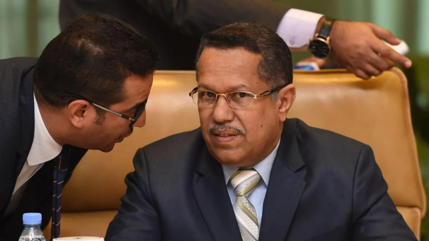 Yemeni PM Bin Dagher. Fayez Nureldine / AFP