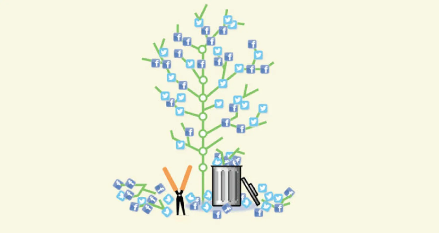 كيف تنظف الجدول الزمني الشخصي في مواقع التواصل الاجتماعي؟