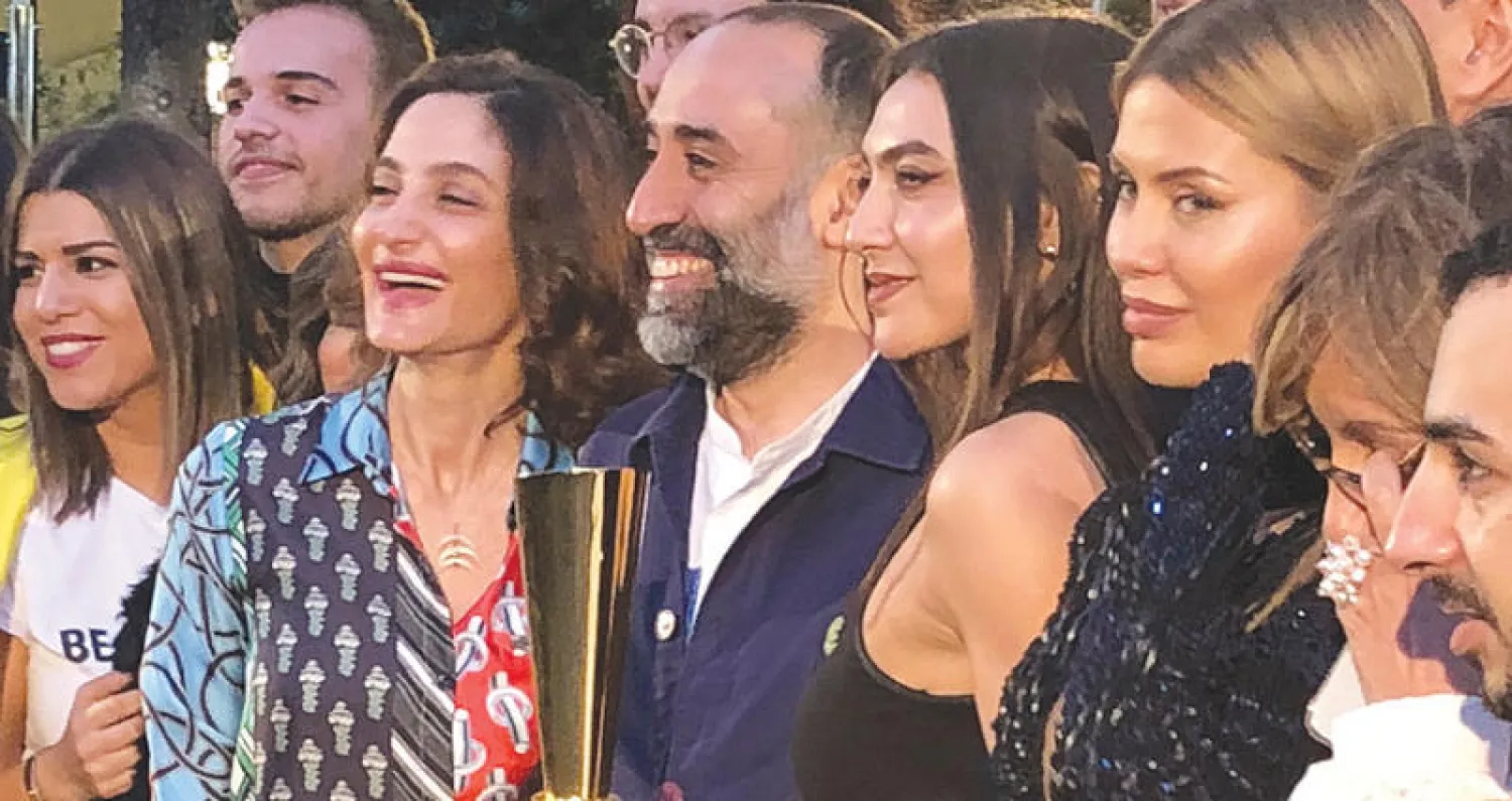 مرداش بعد تسلمها الجائزة