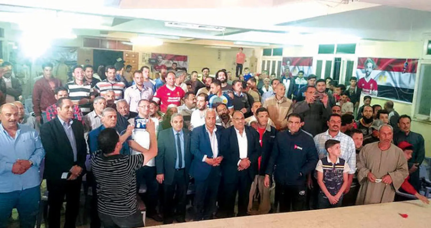 أهالي نجريج يسهرون احتفالاً بتتويج صلاح