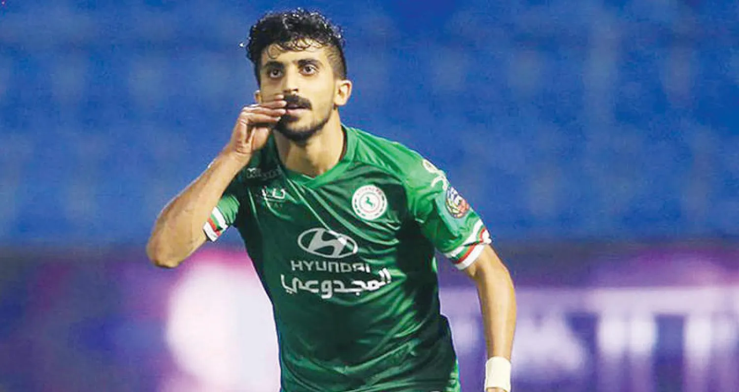 محمد الكويكبي لاعب الاتفاق («الشرق الأوسط»)