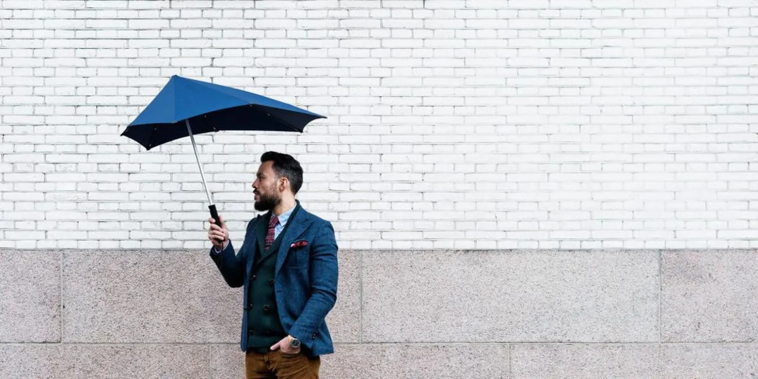 Created by a Dutch student in 2006, the Senz umbrella is designed to redirect gusts of wind. The umbrella is popular in Europe, but remains relatively unknown in the United States. (Senz)