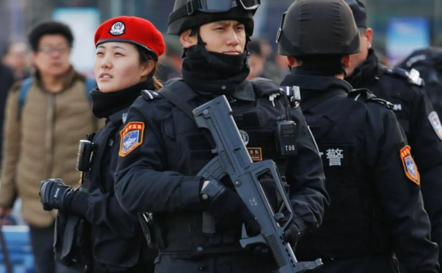 الشرطة الصينية (رويترز)