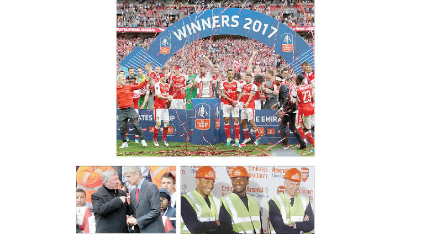 بطولات كأس إنجلترا التي حصدها فينغر مع آرسنال تعادل عدد المرات التي حصدها تشيلسي وليفربول معاً على امتداد تاريخهما («الشرق الأوسط»)