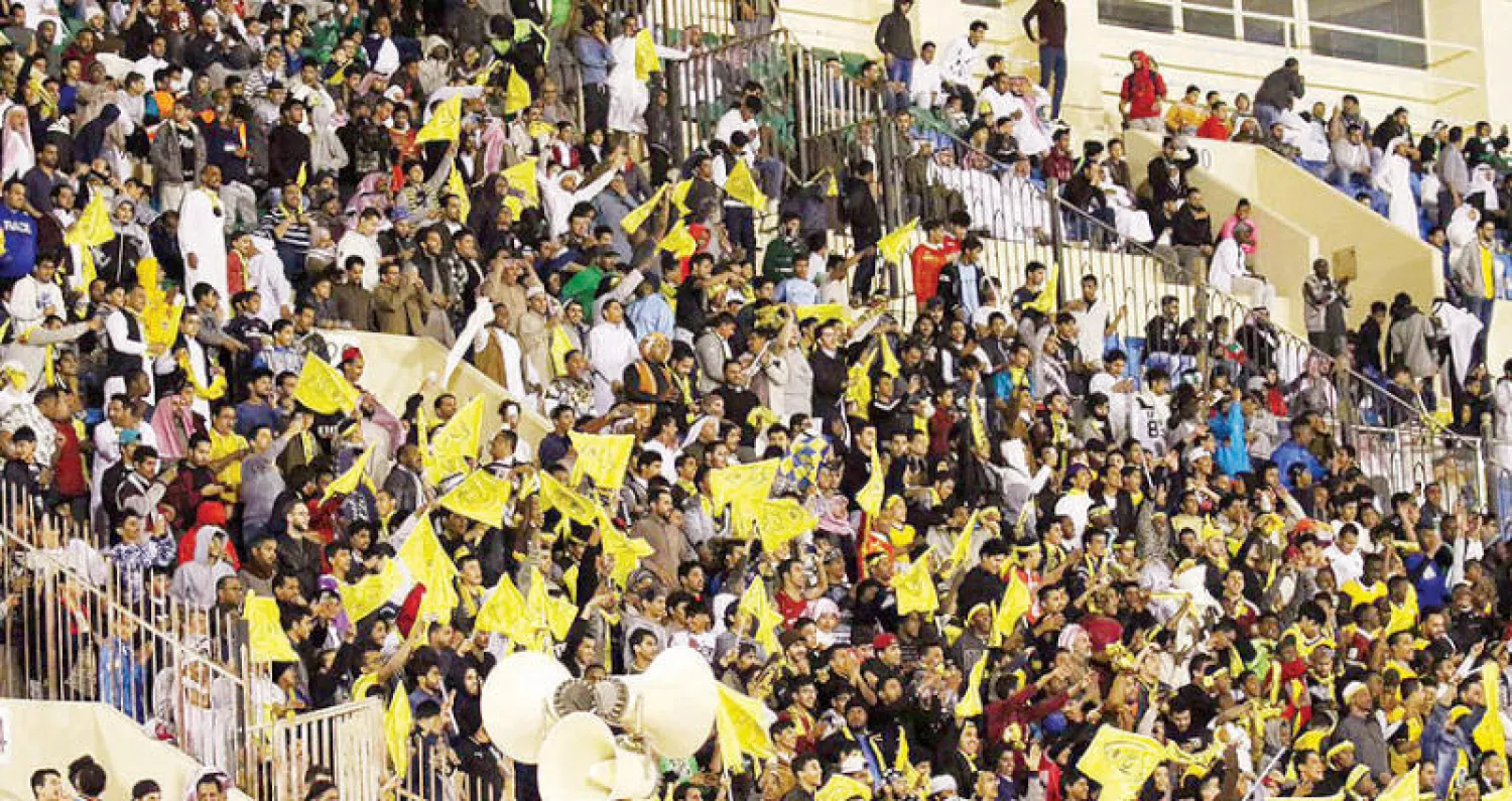 جماهير أحد تميزت بالحضور والمساندة الفعالة لفريقها في الموسم الرياضي («الشرق الأوسط»)