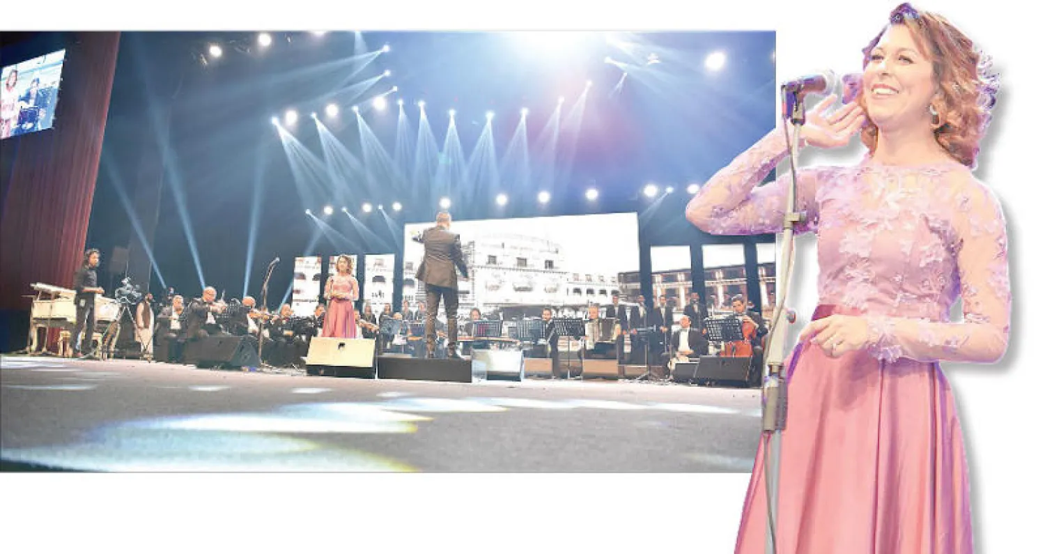 جانب من عروض دار الأوبر المصرية التي اقيمت أمس برعاية وزير الإعلام السعودي ووزيرة الثقافة المصرية (تصوير: بشير صالح)