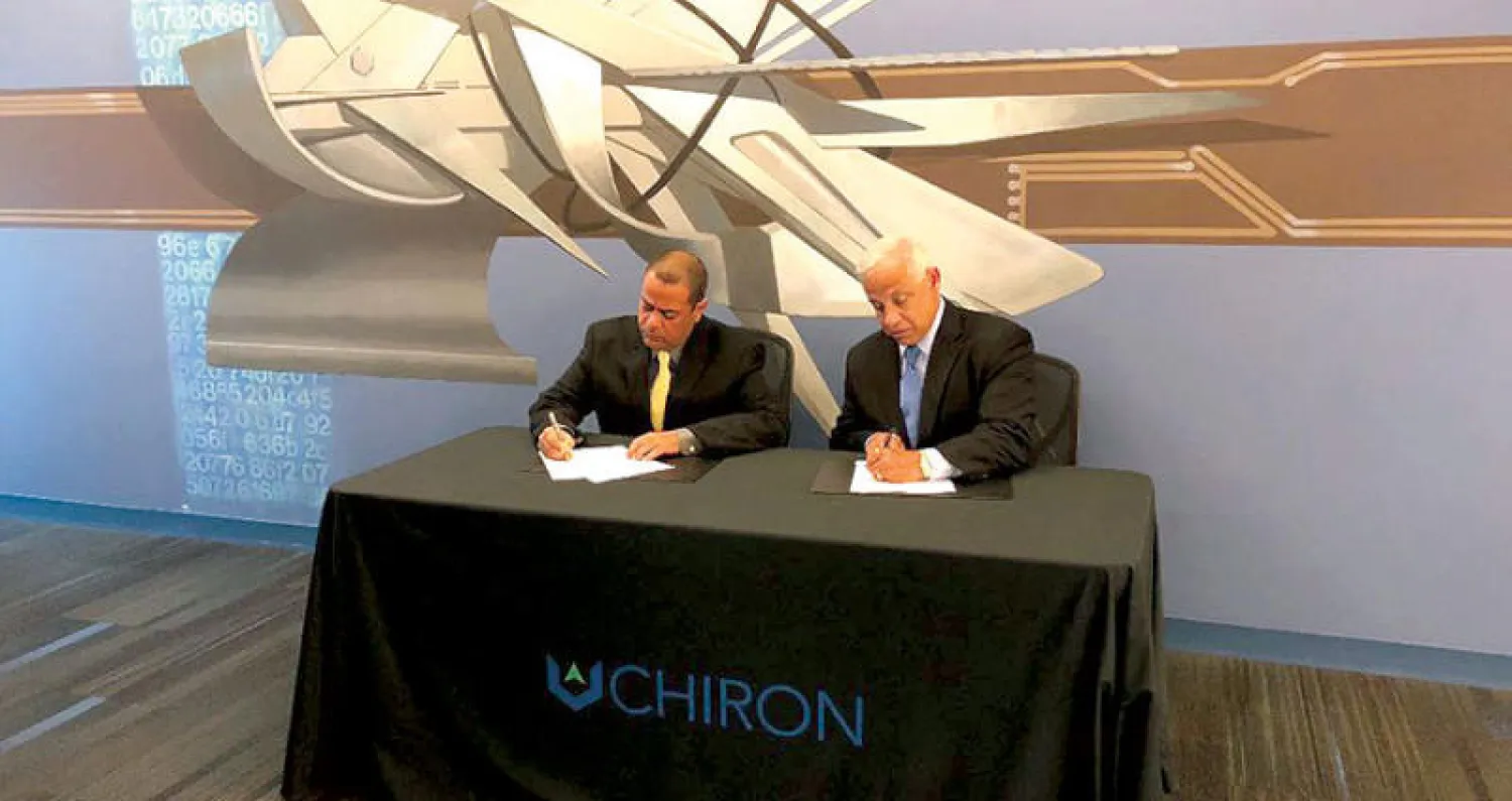 جانب من توقيع الاتفاقية («الشرق الأوسط»)