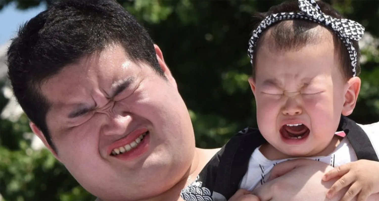 احتفال «السومو الباكي» درءاً للشر في طوكيو