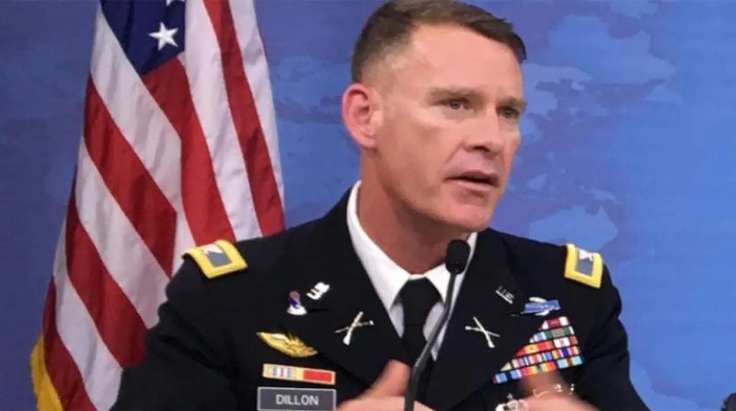 الناطق باسم التحالف الدولي ضد داعش الكولونيل راين ديلون («الشرق الأوسط»)