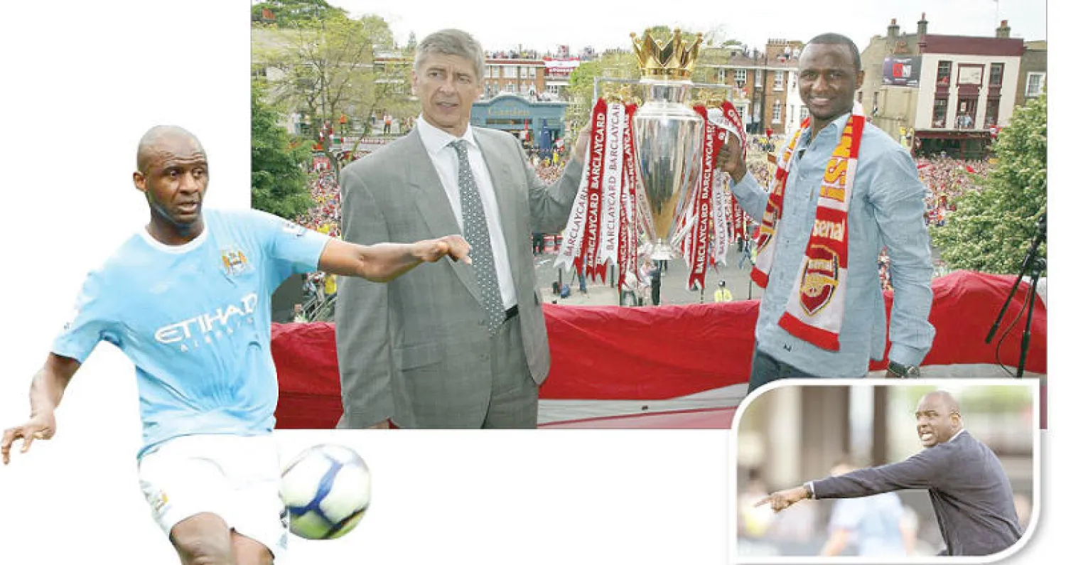 فييرا حقق نجاحاً ملحوظاً مع نيويورك سيتي («الشرق الأوسط») - فييرا وفينغر وكأس بطولة الدوري الإنجليزي عام 2004 - فرط آرسنال  في فييرا ليذهب إلى سيتي فهل يتركه كمدرب؟ («الشرق الأوسط»)