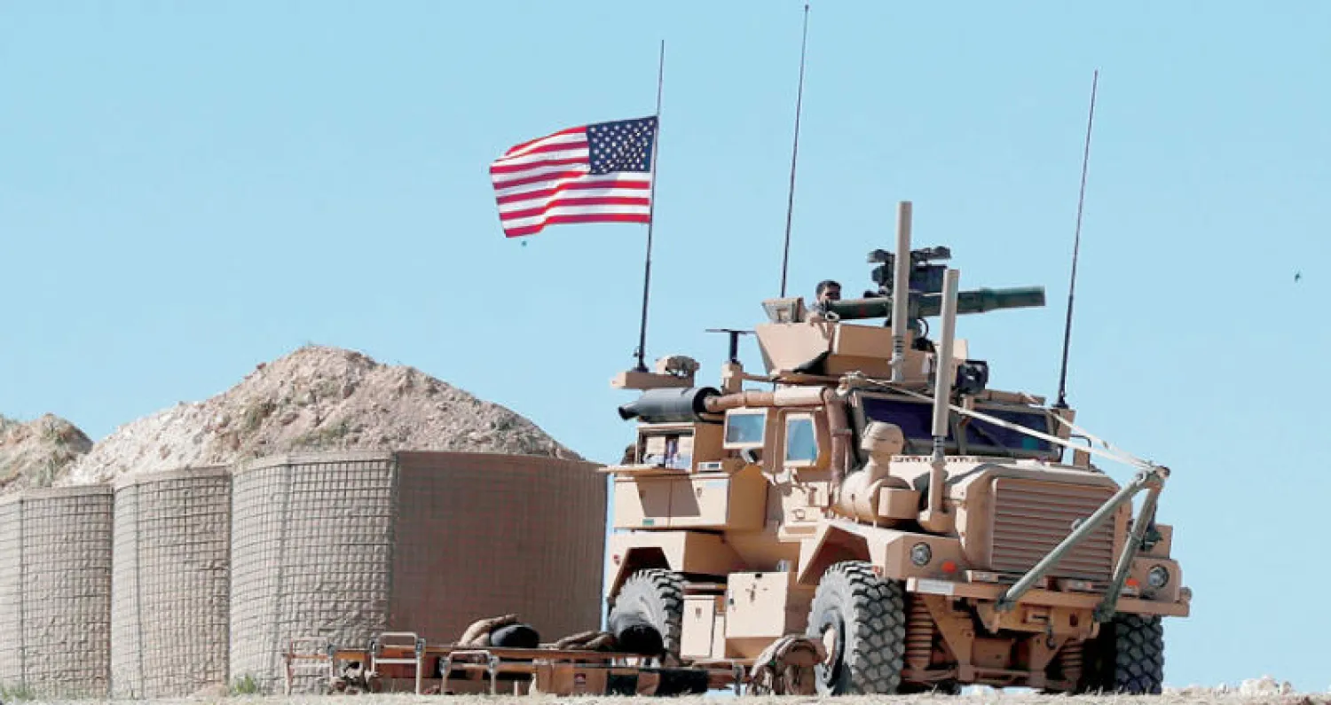 صورة من الأرشيف لعربة أميركية شمال سوريا (أ.ب)