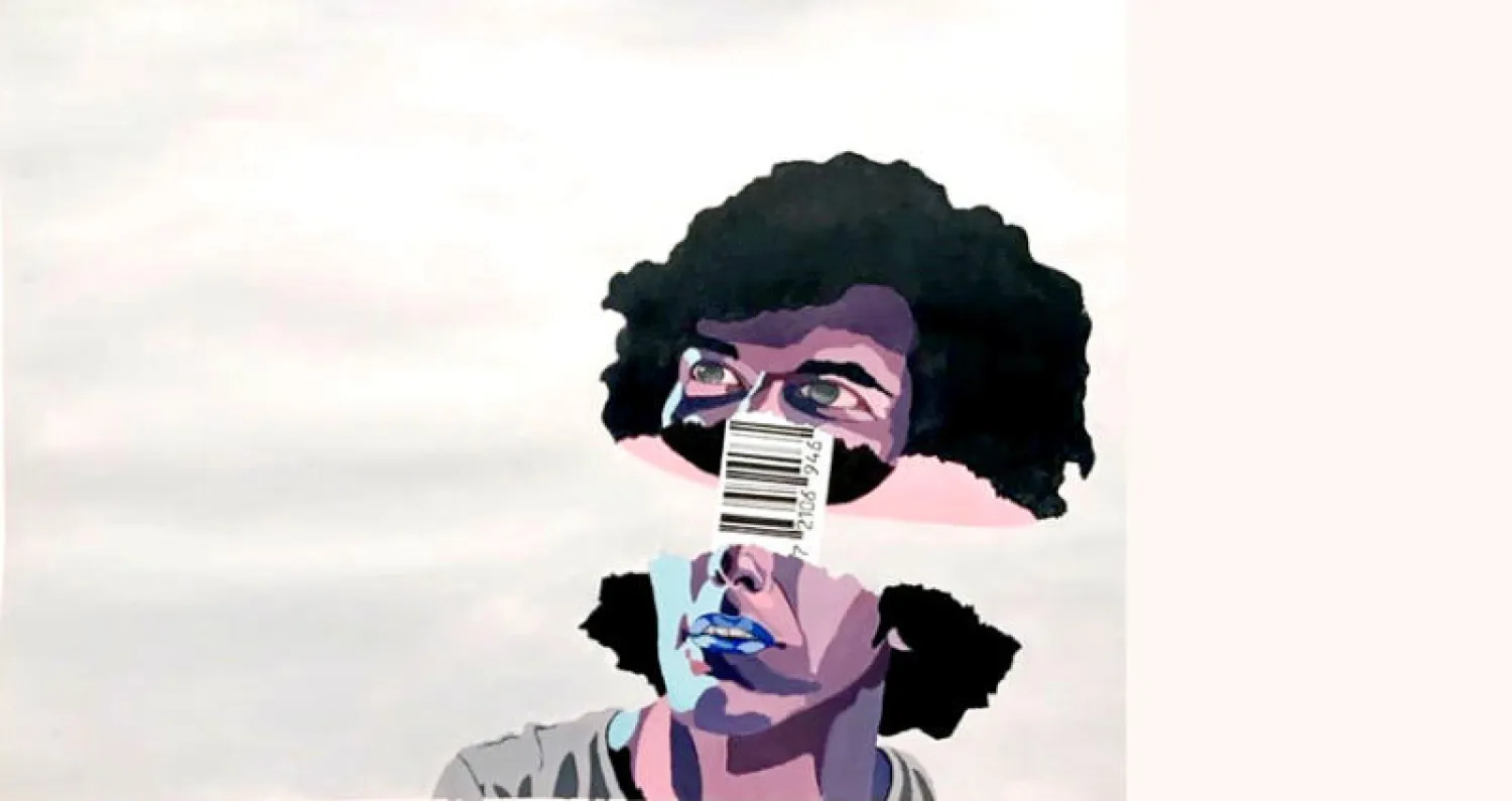 جانب من الأعمال الفنية المعروضة ضمن فعاليات معرض «حوار مصري»