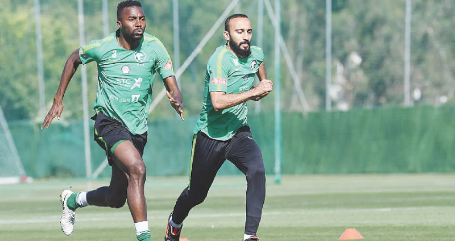 ثنائي الأخضر هوساوي والسهلاوي في التدريبات الأخيرة («الشرق الأوسط»)