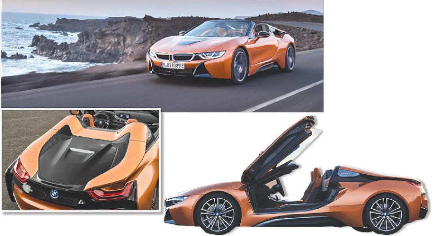 اللون البرونزي أحدث ألوان السيارة - بي إم دبليو آي 8 رودستر الجديدة - لمحة من تصميم آي 8