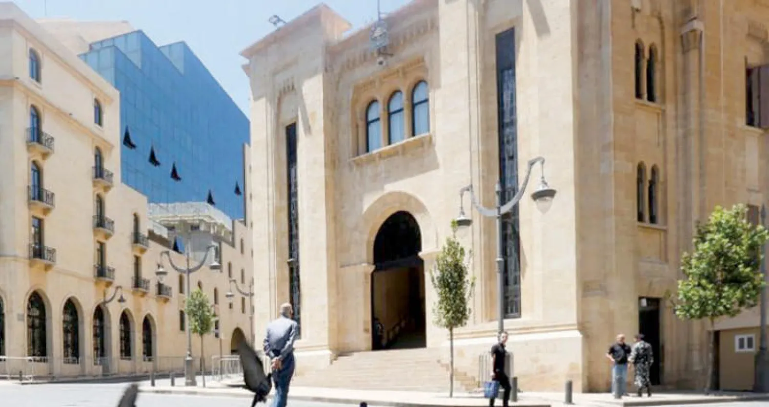 البرلمان اللبناني كما بدا في مايو 2017 (رويترز)