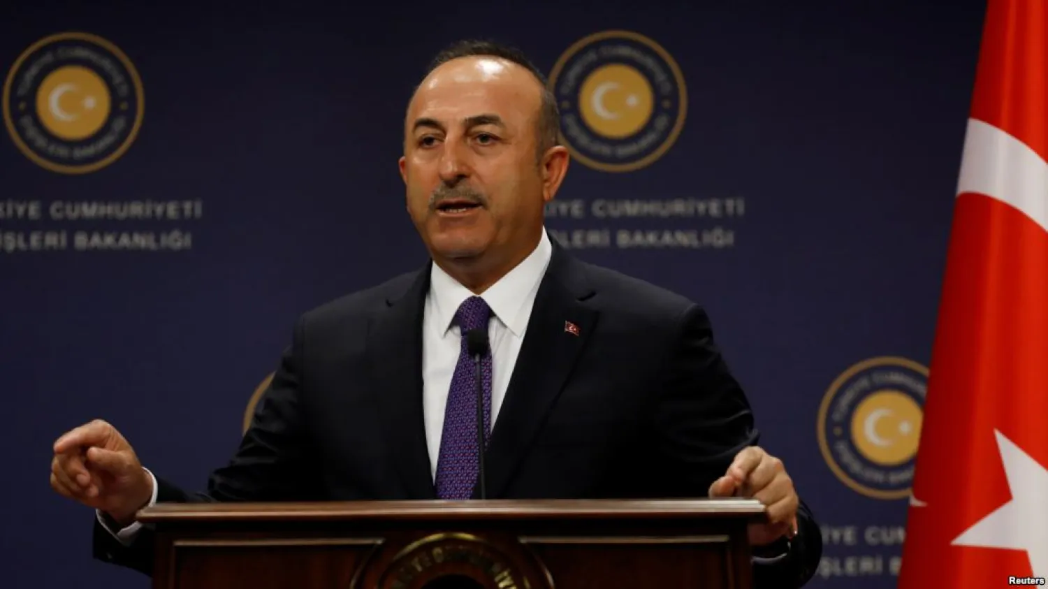 Turkish Foreign Minister Mevlut Cavusoglu. (Reuters)