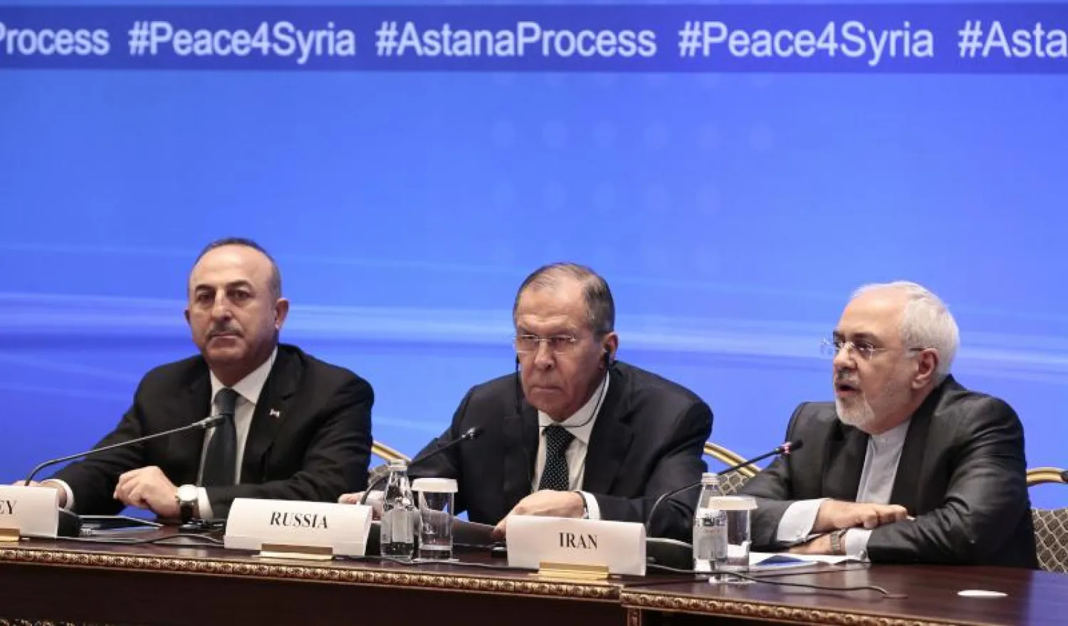 محادثات سابقة في آستانة (أ.ف.ب)